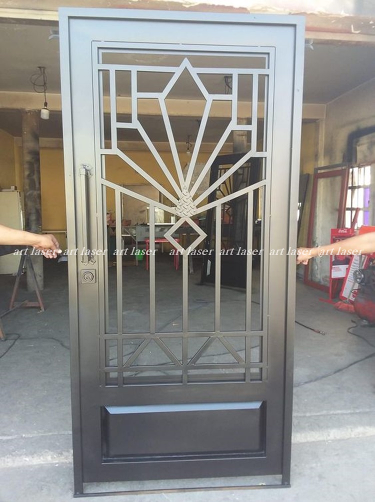 Mẫu cửa cổng sắt 1 cánh đẹp đơn giản