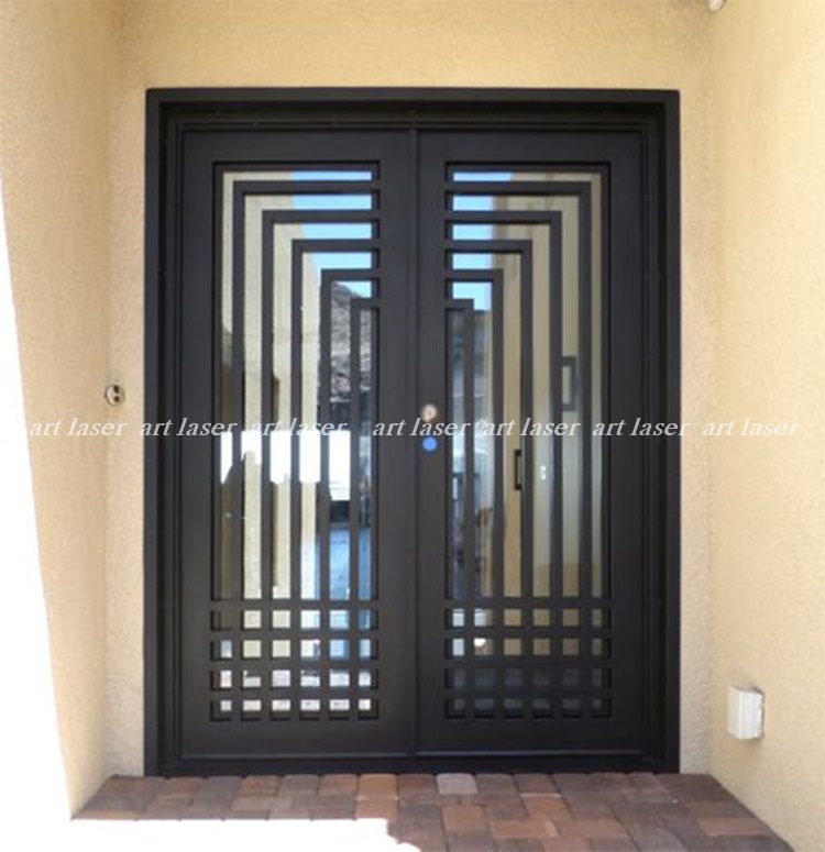 Giá cửa đi sắt 2 cánh đẹp tại Hà Nội