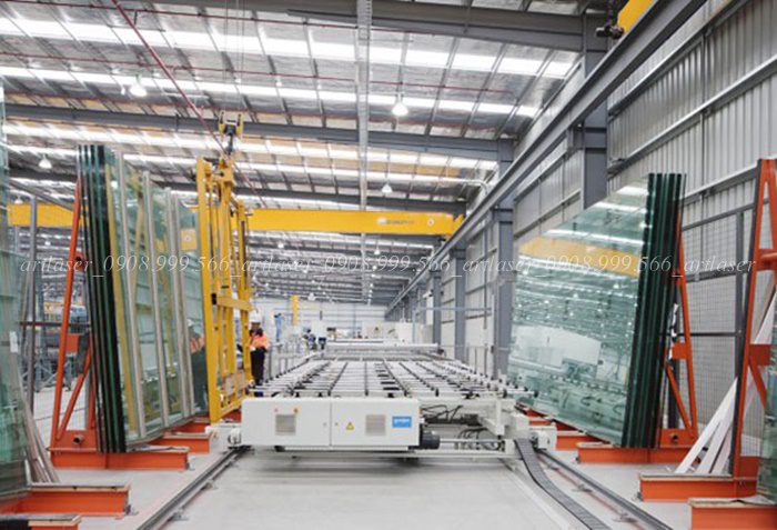 Quá trình sản xuất kính cường lực 