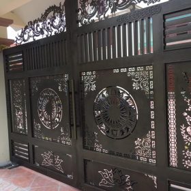 Cắt laser cửa cổng CNC đẹp tại Art Laser
