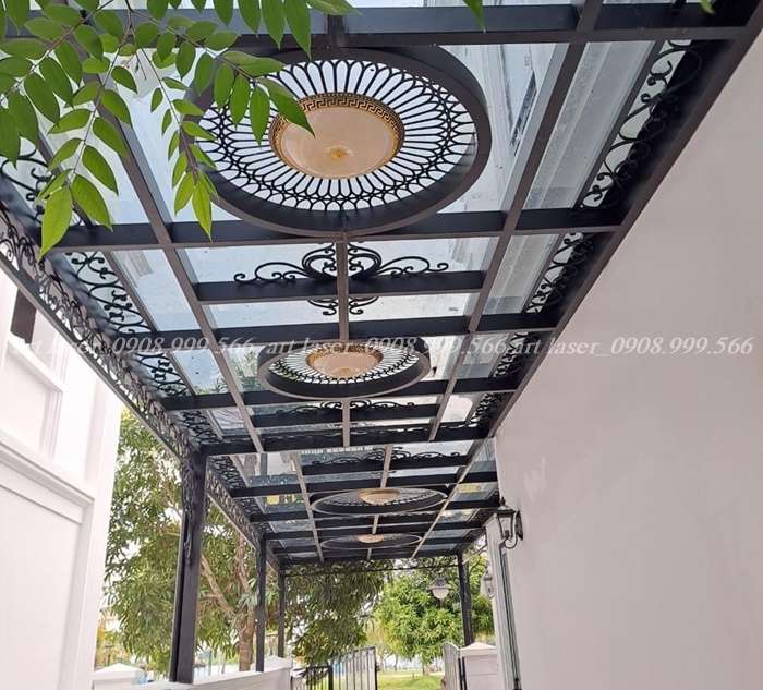 Mái che kính cường lực đẹp nhất năm 2024