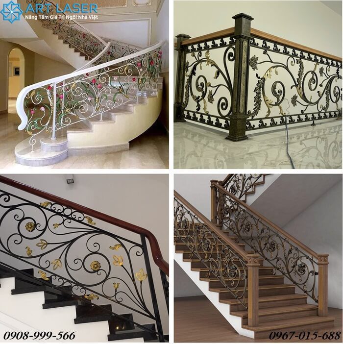 mau lan can cau thang sat my thuat nghe thuat my nghe dep