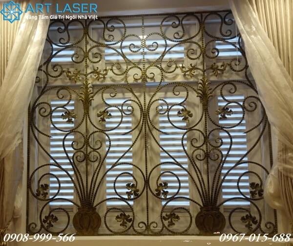 Hoa cửa sổ sắt mỹ thuật