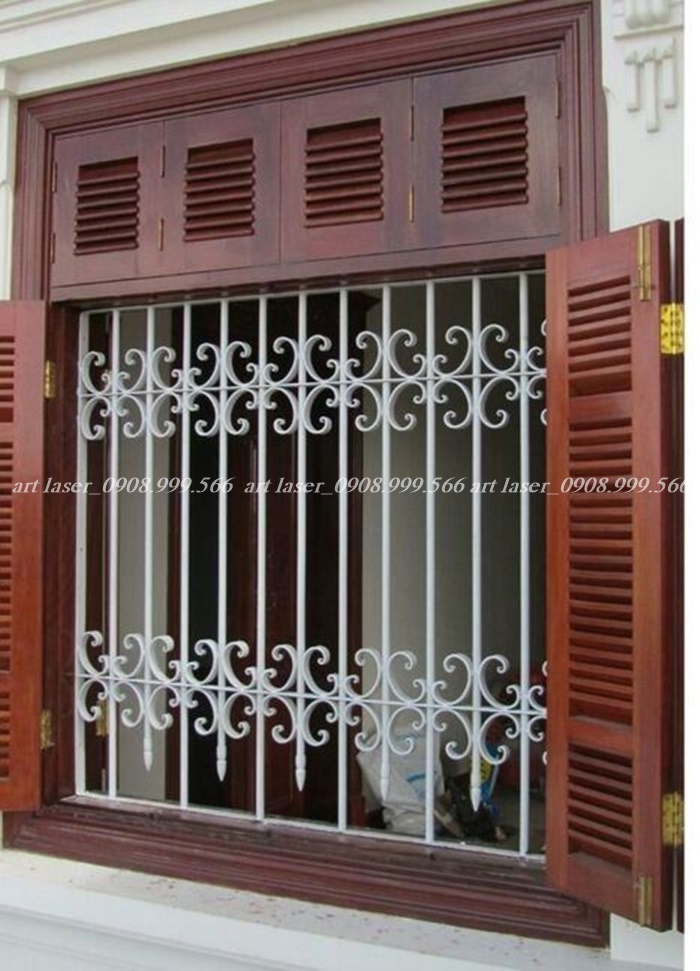 Giá cửa sổ sắt mỹ thuật tại Art Laser