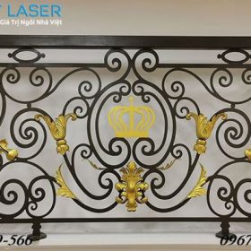 Lan can ban công sắt mỹ thuật Art Laser
