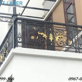 Lan can ban công sắt mỹ thuật Art Laser