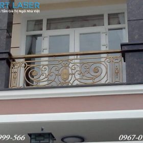 Mẫu lan can sắt mỹ thuật tại Art Laser