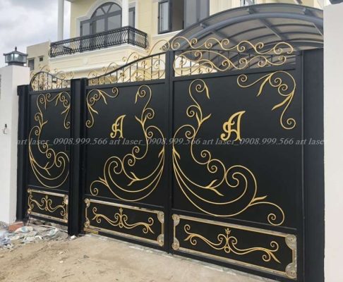 Mẫu cổng sắt kín đẹp tuyệt phẩm kiến tạo không gian riêng tư