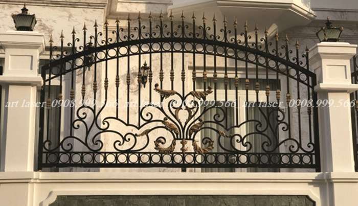 Art Laser Cung cấp các mẫu thiết kế hàng rào sắt nghệ thuật đẹp tại Hà Nội