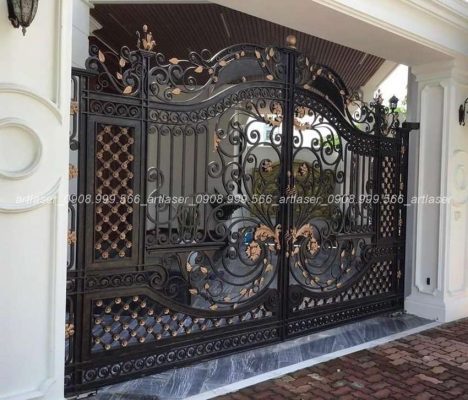 87+ Mẫu Cổng Sắt Mỹ Thuật Đẳng Cấp & Sang Trọng Nhất 2025 | Art Laser