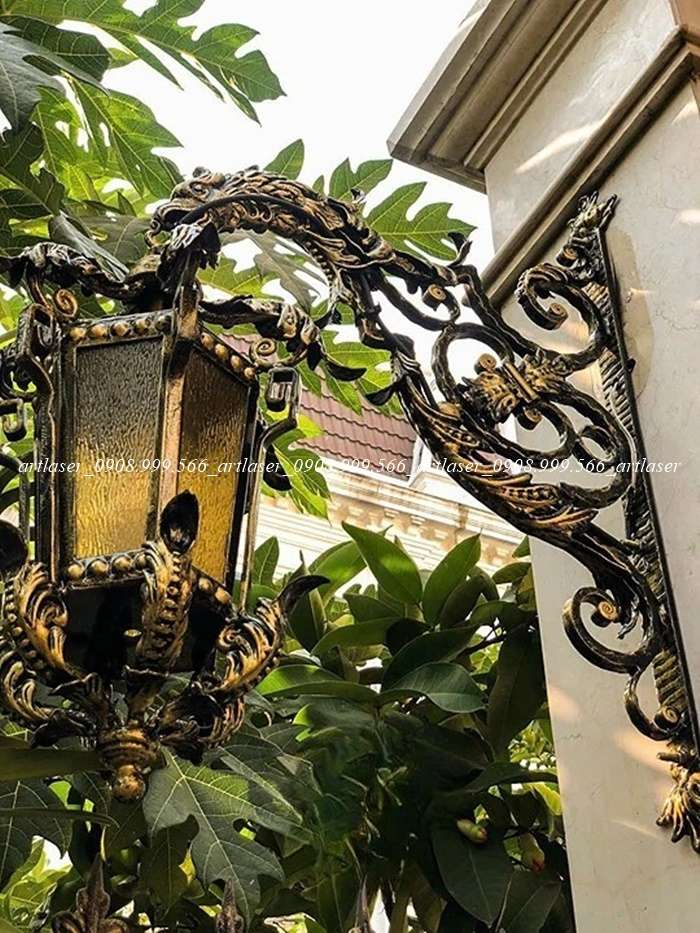 Ứng dụng sắt nghệ thuật trang trí sân vườn