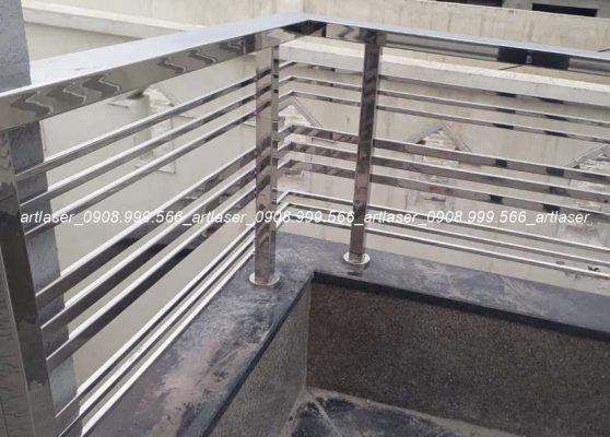 Tuyển tập mẫu lan can ban công Inox đẹp sang trọng và hiện đại