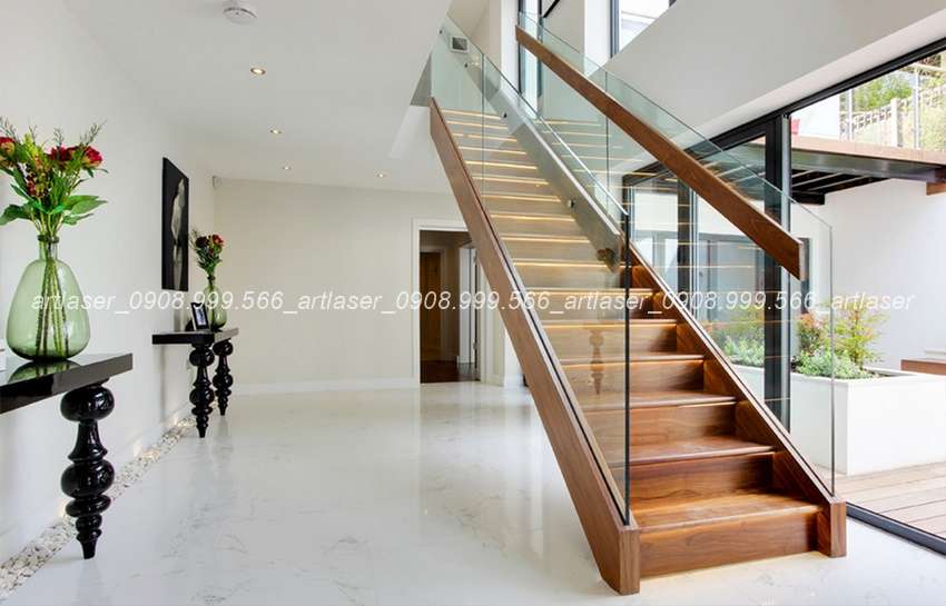 Tổng Hợp 99+ Mẫu Lan Can Cầu Thang Kính Đẹp Hiện Đại 2025
