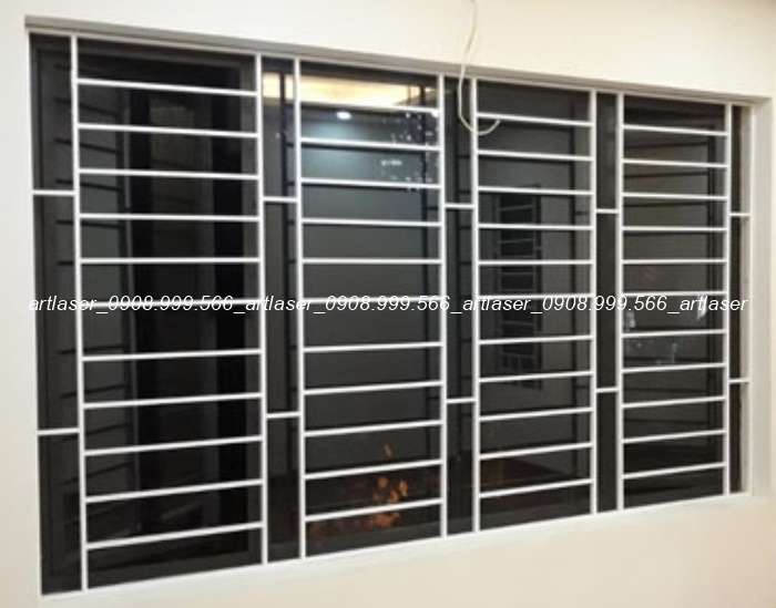 Mẫu sen hoa cửa sổ đẹp do Art Laser lắp đặt tại Hà Nội