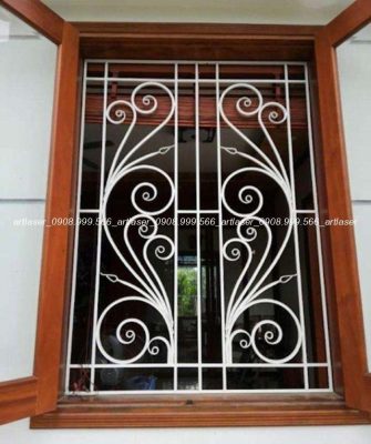 Bảng báo giá khung sắt cửa sổ đơn giản tại xưởng Art Laser