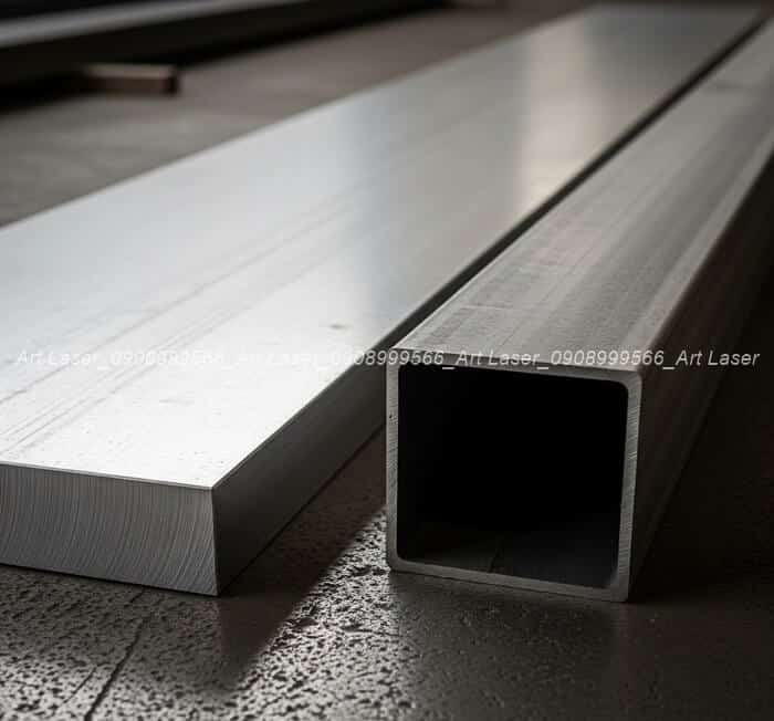 So sánh ưu nhược điểm của sắt đặc, sắt hộp mạ kẽm và thép tấm CNC