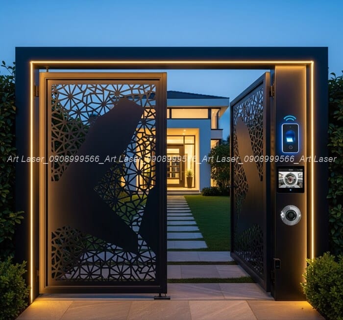 Xu hướng cửa cổng CNC Tích hợp công nghệ thông minh