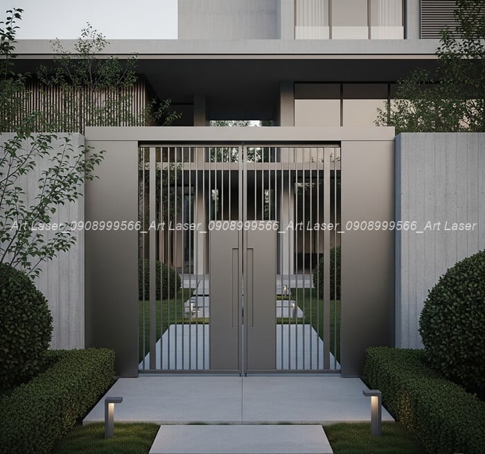 Xu hướng thiết kế cửa cổng CNC với Chủ nghĩa tối giản (Minimalism): Vẻ đẹp của sự tinh tế