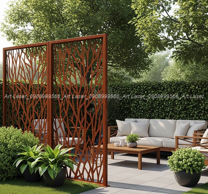 Mẫu vách ngăn CNC sắt đẹp