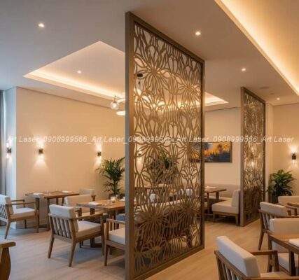 Vách Ngăn CNC Cho Spa, Nhà Hàng: 50+ Mẫu Thiết Kế Đẳng Cấp & Chuyên Nghiệp 2025