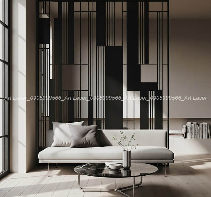 Chủ nghĩa Tối giản (Minimalism) với Đường nét Hình học